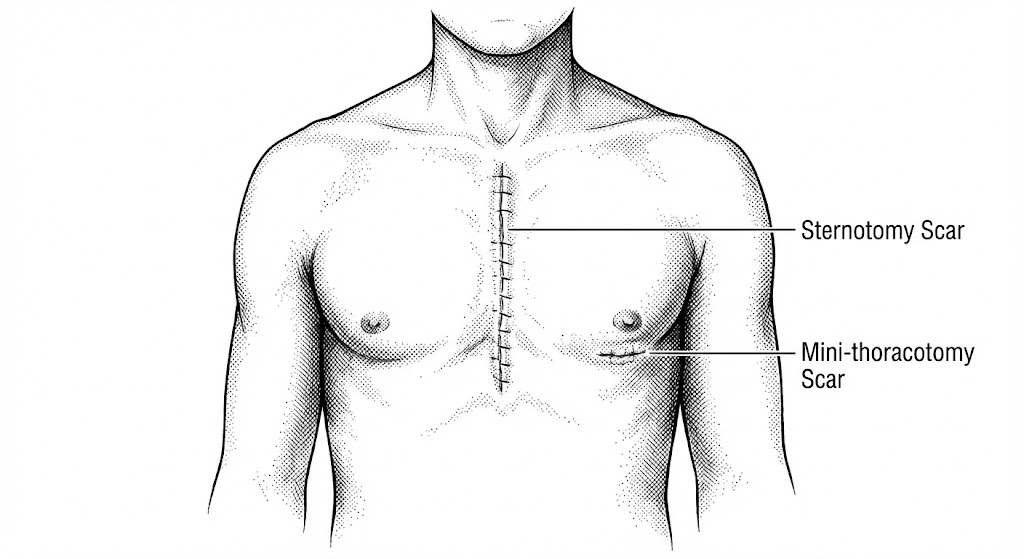 Minimal Scarring Comparison